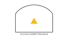 Trijicon RMR Dual Illuminated Sight with 12.9 MOA Amber Triangle